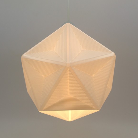 3DPPA Tria Lamp Shade | Home Decor | Gift Idea | Geometric | Pendant Lighting - Picture 5 of 8